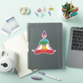 Sticker Art de yoga méditatif (Couverture iPad)