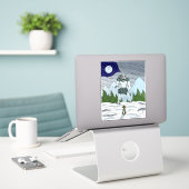 Sticker Art d'horreur étrange d'Ithaqua (Ordinateur portable sur le bureau)