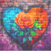 Sticker Art du coeur (Devant)