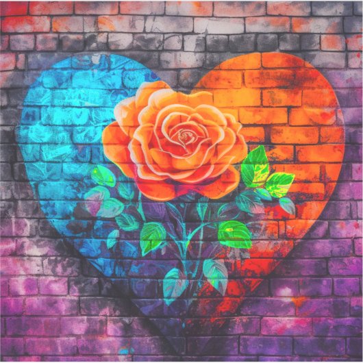 Sticker Art du coeur (Devant)