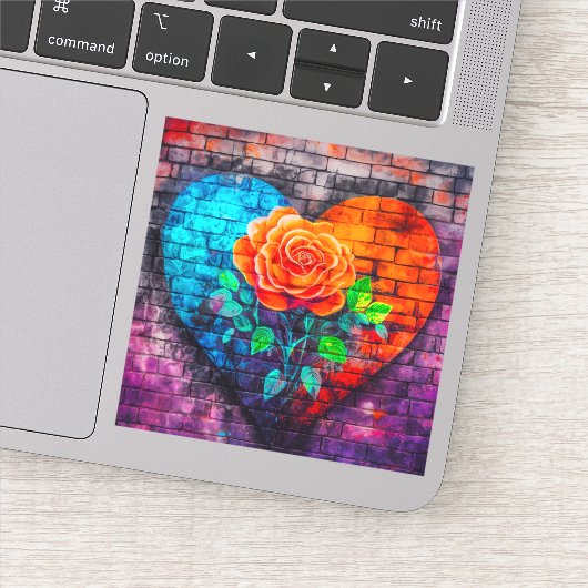 Sticker Art du coeur (Détail)