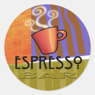 Sticker Art Espresso Bar