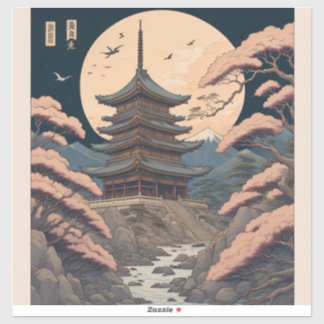 Sticker Art et illustrations d'inspiration japonaise Art -