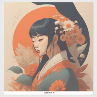 Sticker Art et illustrations d'inspiration japonaise Art -