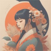 Sticker Art et illustrations d'inspiration japonaise Art - (Devant)