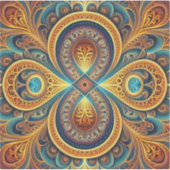 Sticker Art fractal vibrant (Devant)