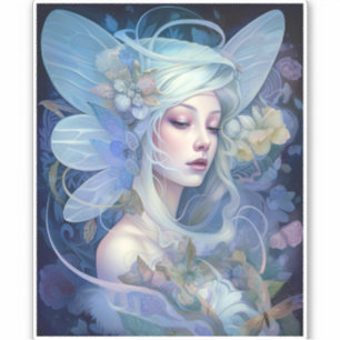 Sticker Art Imaginaire Fairy Bleu