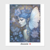 Sticker Art Imaginaire Fairy Bleu (Feuille)