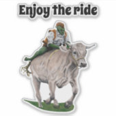 Sticker Art Imaginaire Goblin Rider Ox Racing (Devant)