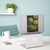 Sticker Art japonais vintage (Ordinateur portable sur le bureau)