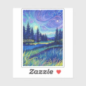 Sticker art naturel magnifique (Feuille)