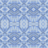 Sticker Art pastel doux abstrait bleu staccato (Devant)