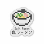 Sticker Art Pixel Retro Ramen (Devant)