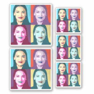 Sticker Art pop AOC
