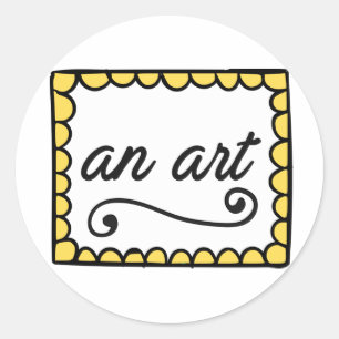 Sticker Art Round