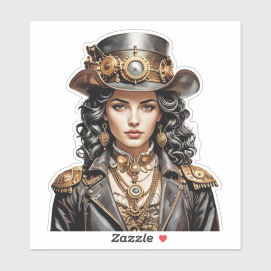 STICKER ART STEAMPUNK (Feuille)