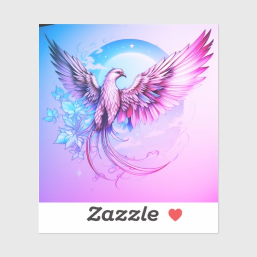 Sticker Art tatouage à aile légère (Feuille)