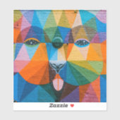 Sticker Art urbain Ours Art urbain Ours murmurale (Feuille)