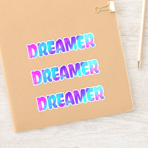 Sticker Art Word de Dreamer coloré