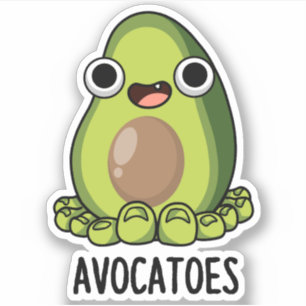 Sticker Arteilles d'Avoca Drôle Puns Avocado
