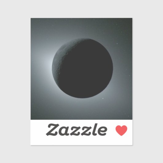 Sticker Artemis II Total Solar Eclipse (Feuille)