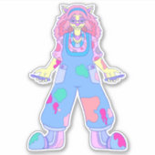 Sticker Artiste Chat (Devant)