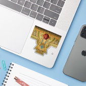 Sticker Arts & Artisanat, Artiste ou Rose de style Mission (Ordinateur portable avec iPhone)