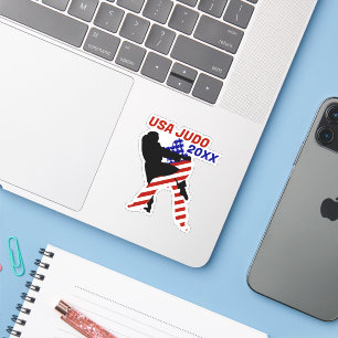 Sticker ARTS MARTIAUX PATRiotiques des ÉTATS-UNIS JUDO