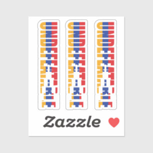 Sticker Artsakh Karabakh INDÉFAVORABLE