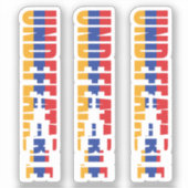 Sticker Artsakh Karabakh INDÉFAVORABLE (Recto)