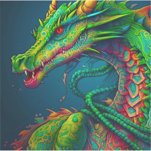 Sticker Artsy Dragon (Devant)