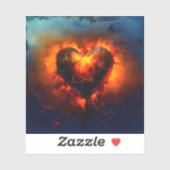 Sticker Artsy Heart (Feuille)