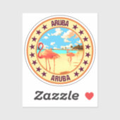 Sticker Aruba (Feuille)