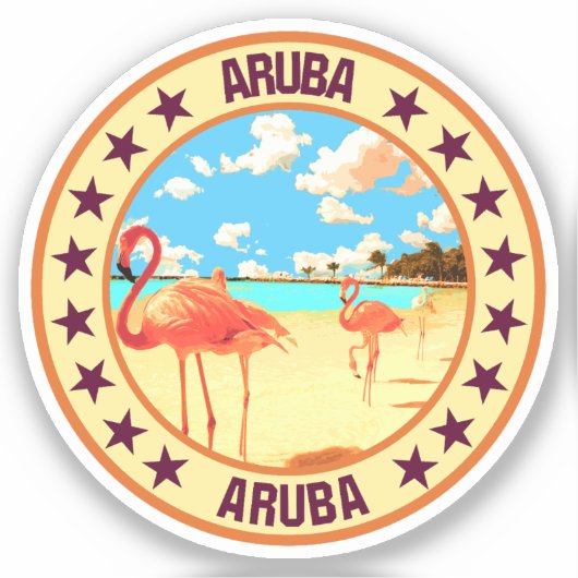 Sticker Aruba (Recto)