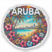Sticker Aruba (Devant)