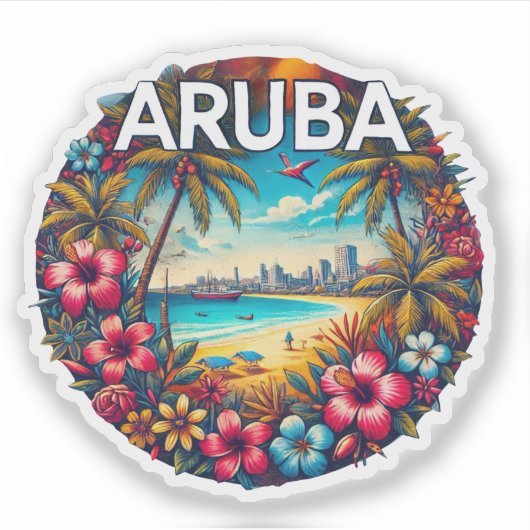Sticker Aruba (Devant)