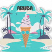 Sticker Aruba doux (Devant)