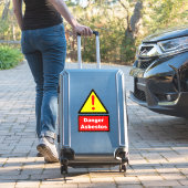 Sticker Asbestos warning (Valise Insitu)