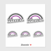 Sticker Asexuel et Fier (Feuille)