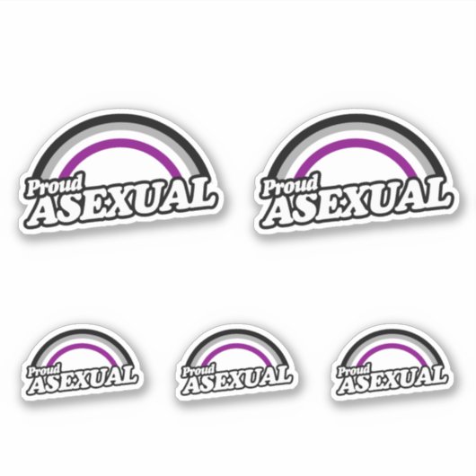 Sticker Asexuel et Fier (Devant)