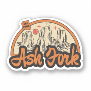 Sticker Ash Fork, Arizona