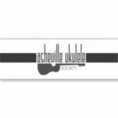 Sticker Asheville Ukulele Society (Devant)