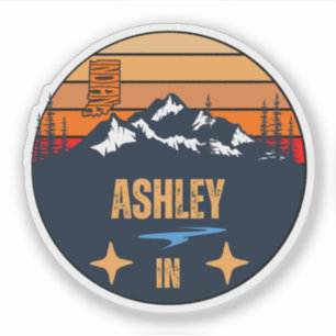 Sticker Ashley, Indiana