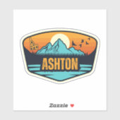 Sticker Ashton, Idaho (Feuille)