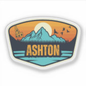 Sticker Ashton, Idaho (Devant)