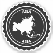 Sticker Asia (Recto)