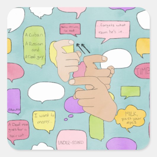 Sticker ASL Sourds (Devant)