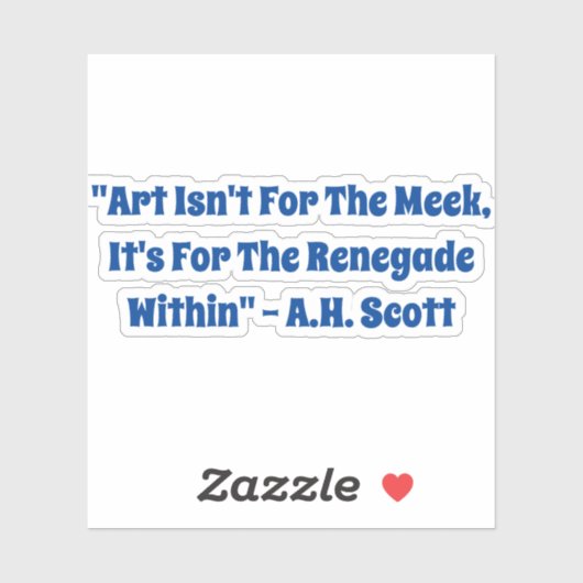 Sticker Aspects De L'Art (Feuille)