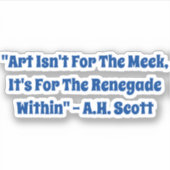 Sticker Aspects De L'Art (Devant)