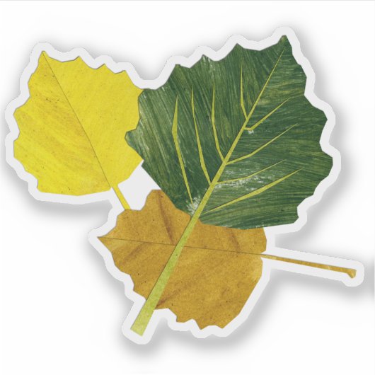 Sticker Aspen feuilles (Devant)
